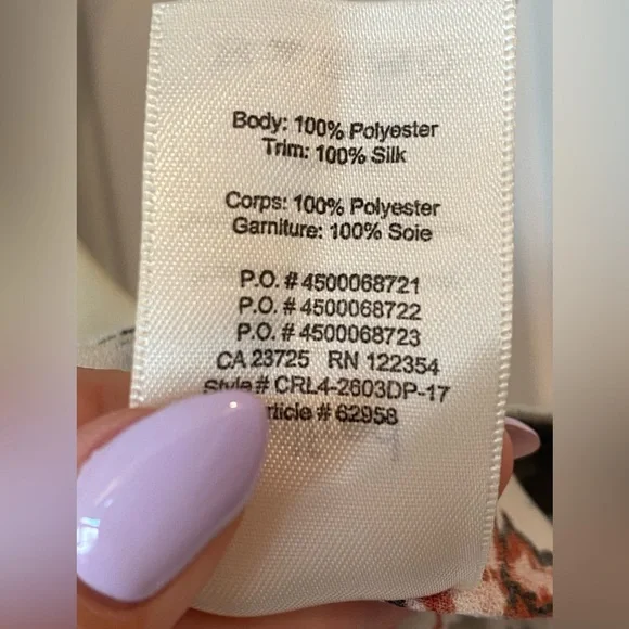 Wilfred off the shoulder floral top Medium - Picture 5 of 6